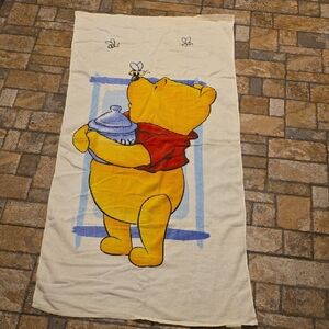 Disney Winnie the Pooh With Honey Pot Beach Towel- Vintage
